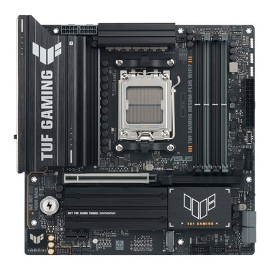 Placa Mãe ASUS TUF GAMING B850M-PLUS WIFI7, AMD AM5 , mATX, DDR5, Wi-fi 7, Bluetooth, Preto - 90MB1MU0-M0EAY0 Placa Mãe ASUS TUF GAMING B850M-PLUS WIFI7, AMD AM5 , mATX, DDR5, Wi-fi 7, Bluetooth, Preto - 90MB1MU0-M0EAY0