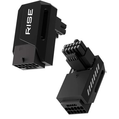 Adaptador para Cabo de Fonte PCIE 5.0 12VHPWR 90 Graus Standard Rise Mode, Preto - RM-ADPCIE-90-FB Adaptador para Cabo de Fonte PCIE 5.0 12VHPWR 90 Graus Standard Rise Mode, Preto - RM-ADPCIE-90-FB