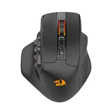 Mouse Gamer Sem Fio Redragon Aatrox Pro, RGB, 26000 DPI, 15 Botões, USB Tipo-C, USB 2.4GHz, Recarregável, Preto - M811RGB-PRO Mouse Gamer Sem Fio Redragon Aatrox Pro, RGB, 26000 DPI, 15 Botões, USB Tipo-C, USB 2.4GHz, Recarregável, Preto - M811RGB-PRO