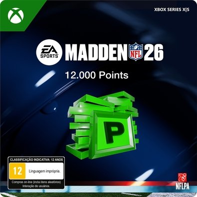 Madden NFL 26: 12000 MUT POINTS BR Madden NFL 26: 12000 MUT POINTS BR