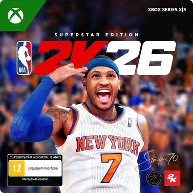 Jogo NBA 2K26: Superstar Edition, Xbox - Digital para Download Jogo NBA 2K26: Superstar Edition, Xbox - Digital para Download