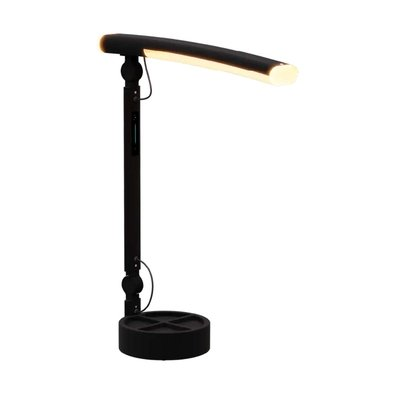 Luminária de Mesa Elements Solare, LED, Bivolt, Preta - 71182 Luminária de Mesa Elements Solare, LED, Bivolt, Preta - 71182