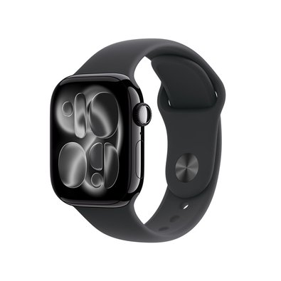 Apple Watch Series 11 GPS, Caixa Preto Brilhante de Alumínio de 42 mm, Pulseira Esportiva Preta, Tamanho M/G - MEQU4AM/A Apple Watch Series 11 GPS, Caixa Preto Brilhante de Alumínio de 42 mm, Pulseira Esportiva Preta, Tamanho M/G - MEQU4AM/A