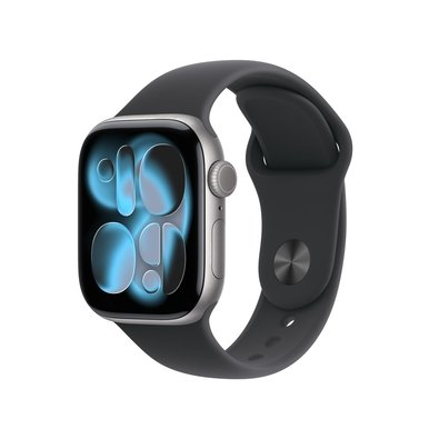 Apple Watch Series 11 GPS, Caixa Cinza-espacial de Alumínio de 42 mm, Pulseira Esportiva Preta, Tamanho P/M - MEQW4AM/A Apple Watch Series 11 GPS, Caixa Cinza-espacial de Alumínio de 42 mm, Pulseira Esportiva Preta, Tamanho P/M - MEQW4AM/A