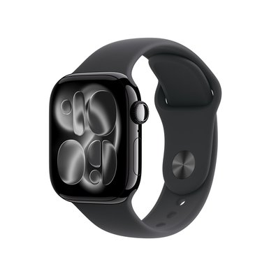 Apple Watch Series 11 GPS + Cellular, Caixa Preta Brilhante de Alumínio de 42 mm, Pulseira esportiva Preta, Tamanho P/M - MF834AM/A Apple Watch Series 11 GPS + Cellular, Caixa Preta Brilhante de Alumínio de 42 mm, Pulseira esportiva Preta, Tamanho P/M - MF834AM/A