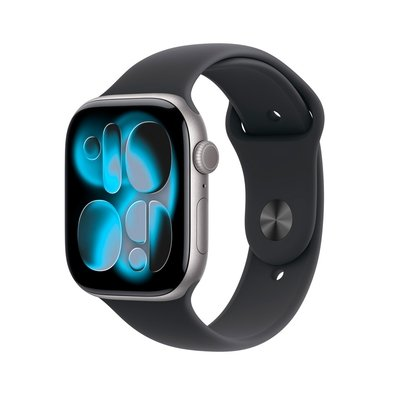 Apple Watch Series 11 GPS + Cellular, Caixa Cinza-espacial de Alumínio de 46 mm, Pulseira esportiva Preta, Tamanho M/G - MFCA4AM/A Apple Watch Series 11 GPS + Cellular, Caixa Cinza-espacial de Alumínio de 46 mm, Pulseira esportiva Preta, Tamanho M/G - MFCA4AM/A