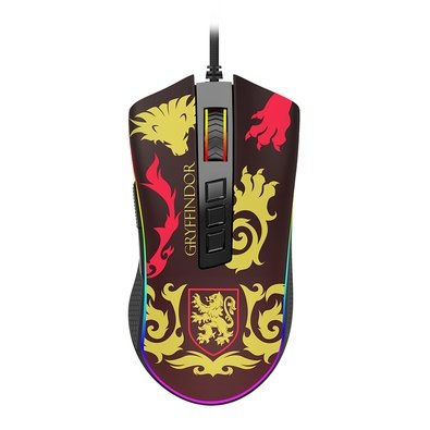 Mouse Gamer Redragon Harry Potter Grifinória, RGB, 12400 DPI, Sensor Pixart PMW3327, USB, Preto e Vermelho - HP-711G Mouse Gamer Redragon Harry Potter Grifinória, RGB, 12400 DPI, Sensor Pixart PMW3327, USB, Preto e Vermelho - HP-711G