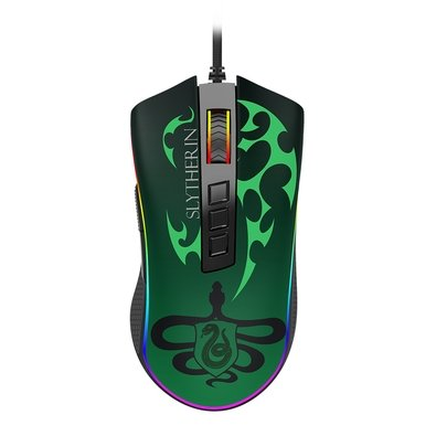 Mouse Gamer Redragon Harry Potter Sonserina, RGB, 12400 DPI, Sensor Pixart PMW3327, USB, Preto e Verde - HP-711S Mouse Gamer Redragon Harry Potter Sonserina, RGB, 12400 DPI, Sensor Pixart PMW3327, USB, Preto e Verde - HP-711S