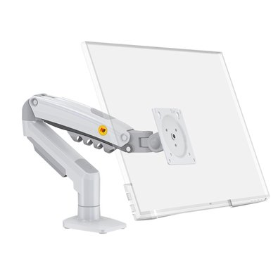 Suporte de Mesa Articulado para Monitor de 17" a 32" North Bayou, Ajustes com Pistão a Gás, Branco - F80-XE NB Suporte de Mesa Articulado para Monitor de 17" a 32" North Bayou, Ajustes com Pistão a Gás, Branco - F80-XE NB