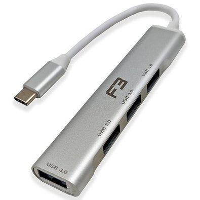 HUB F3 USC-C 3.0, para 4x USB 3.0 - JC-TYC-4USB HUB F3 USC-C 3.0, para 4x USB 3.0 - JC-TYC-4USB