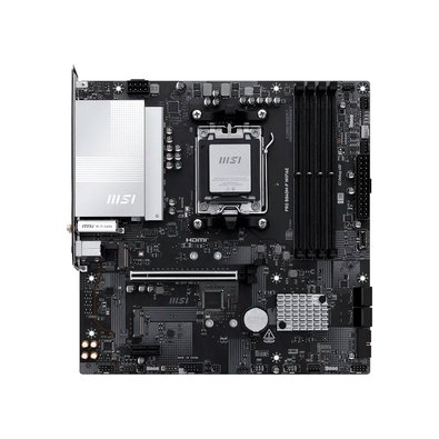 Placa-Mãe MSI PRO B840M-P WIFI6E, AMD, AM5, Micro-ATX, DDR5, Wi-Fi - PROB840M-PWIFI6E Placa-Mãe MSI PRO B840M-P WIFI6E, AMD, AM5, Micro-ATX, DDR5, Wi-Fi - PROB840M-PWIFI6E