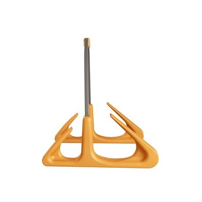 Suporte vertical para Notebook e Tablet Octoo LiteStand Vertical, Titanium e Caramelo - 9574 Suporte vertical para Notebook e Tablet Octoo LiteStand Vertical, Titanium e Caramelo - 9574