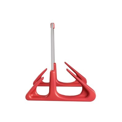 Suporte vertical para Notebook e Tablet Octoo LiteStand Vertical, Ice Silver e Vermelho - 9572 Suporte vertical para Notebook e Tablet Octoo LiteStand Vertical, Ice Silver e Vermelho - 9572