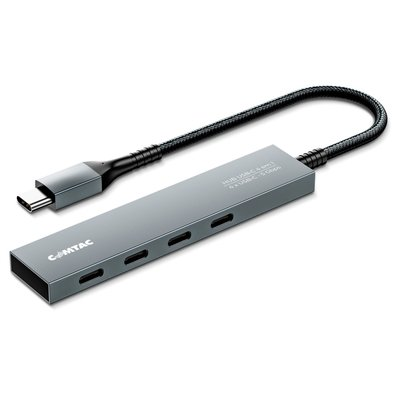HUB Comtac USB-C, para 4x USB-C 3.2 Gen 1, Alumínio - 20129482 HUB Comtac USB-C, para 4x USB-C 3.2 Gen 1, Alumínio - 20129482