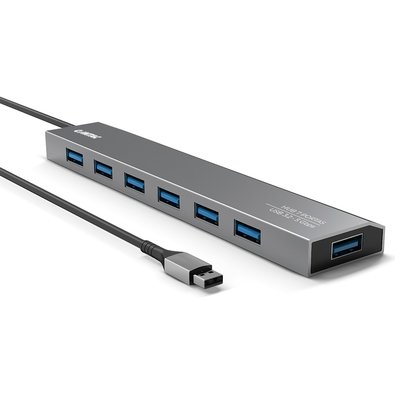 HUB Comtac USB-A 3.2 Gen 1, para 7x USB-A 3.2 Gen 1, Alumínio - 24129452 HUB Comtac USB-A 3.2 Gen 1, para 7x USB-A 3.2 Gen 1, Alumínio - 24129452