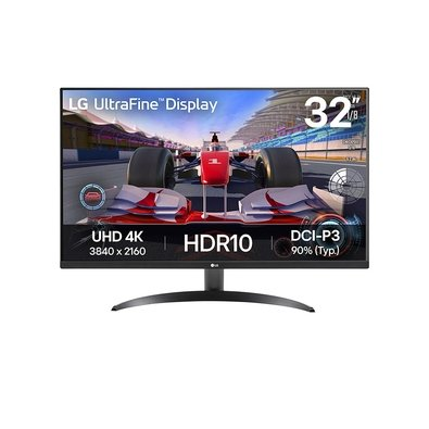 Monitor LG UltraFine 32", 4K, HDR 10, Dynamic Action Sync, Black Stabilizer, Som Integrado - 32UR500K-B.AWZM