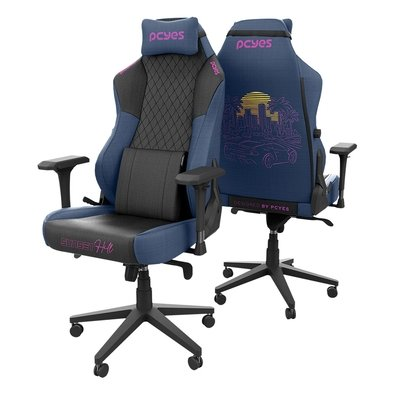 Cadeira Gamer Pcyes Sunset Hill Ultimate, Até 150Kg, Preto e Azul - Pcgu-Sh Cadeira Gamer Pcyes Sunset Hill Ultimate, Até 150Kg, Preto e Azul - Pcgu-Sh
