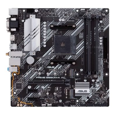 Placa-Mãe ASUS PRIME B550M-A AC, AMD AM4, mATX, DDR4, Wi-fi, Preto - 90MB15K0-M0EAY0 Placa-Mãe ASUS PRIME B550M-A AC, AMD AM4, mATX, DDR4, Wi-fi, Preto - 90MB15K0-M0EAY0