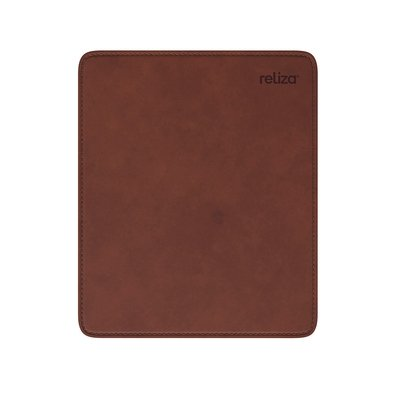 Mousepad Reliza, Retangular, Pequeno, 210x175mm, Courino Marrom - 10019 Mousepad Reliza, Retangular, Pequeno, 210x175mm, Courino Marrom - 10019
