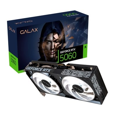 Placa de Vídeo GALAX NVIDIA GeForce RTX 5060 1-Click OC TECLAB Lite, 8GB, GDDR7, 128-Bits, Ray Tracing, DLSS 4 - 56NSN8MDDXBO Placa de Vídeo GALAX NVIDIA GeForce RTX 5060 1-Click OC TECLAB Lite, 8GB, GDDR7, 128-Bits, Ray Tracing, DLSS 4 - 56NSN8MDDXBO