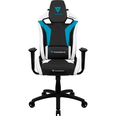 Cadeira Gamer ThunderX3 XC3, Até 120Kg, Reclinável, Com Almofadas, Cilindro de Gás Classe 4, Preta e Azul - 78313 Cadeira Gamer ThunderX3 XC3, Até 120Kg, Reclinável, Com Almofadas, Cilindro de Gás Classe 4, Preta e Azul - 78313