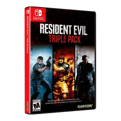 Jogo Resident Evil Triple Pack, para Nintendo Switch - CP000034NSW Jogo Resident Evil Triple Pack, para Nintendo Switch - CP000034NSW