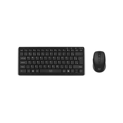 Kit Teclado e Mouse Sem Fio Multilaser CS500, USB 2.4GHz, Recarregável, DPI Ajustável, Clique Silencioso, ABNT2, Preto - TC404 Kit Teclado e Mouse Sem Fio Multilaser CS500, USB 2.4GHz, Recarregável, DPI Ajustável, Clique Silencioso, ABNT2, Preto - TC404