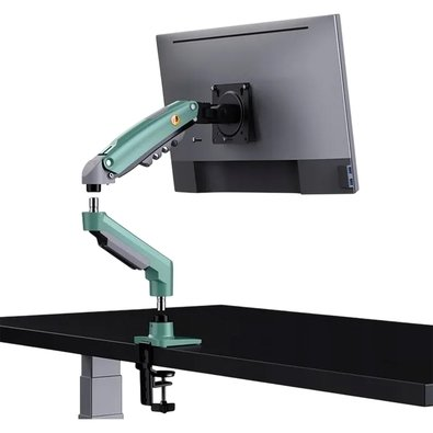Suporte de Mesa Articulado para Monitor de 17" a 30" North Bayou, Ajustes com Pistão a Gás, Verde - F80-XK NB Suporte de Mesa Articulado para Monitor de 17" a 30" North Bayou, Ajustes com Pistão a Gás, Verde - F80-XK NB