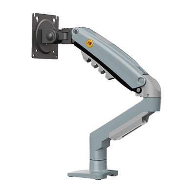 Suporte de Mesa Articulado para Monitor de 17" a 30" North Bayou, Ajustes com Pistão a Gás, Cinza - F80-XV NB Suporte de Mesa Articulado para Monitor de 17" a 30" North Bayou, Ajustes com Pistão a Gás, Cinza - F80-XV NB