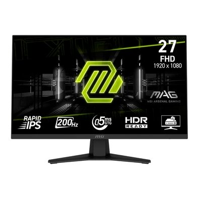 Monitor Gamer MSI MAG 27", Full HD, 200Hz, 0.5ms, Rapid IPS, Adaptive-Sync, HDR Ready, Preto - MAG 274F