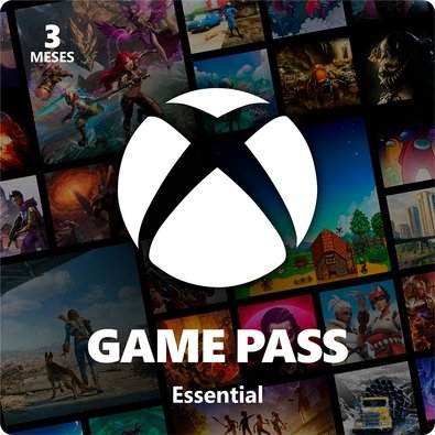 Gift Card Xbox Game Pass Essential ? Assinatura de 3 Meses, Digital Gift Card Xbox Game Pass Essential ? Assinatura de 3 Meses, Digital
