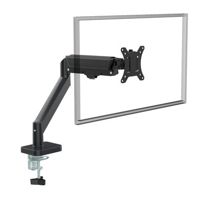 Suporte de Mesa Articulado Storm Tech para 1 Monitor ou TV de 17" a 32", Pistão a Gás, Ajuste de Altura, VESA, Preto - SPMT0001 Suporte de Mesa Articulado Storm Tech para 1 Monitor ou TV de 17" a 32", Pistão a Gás, Ajuste de Altura, VESA, Preto - SPMT0001