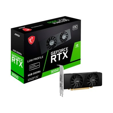Placa De Vídeo MSI RTX 3050 LP OC NVIDIA Geforce, 6GB, GDDR6, 96-Bit, Low Profile - G3050LP6C Placa De Vídeo MSI RTX 3050 LP OC NVIDIA Geforce, 6GB, GDDR6, 96-Bit, Low Profile - G3050LP6C