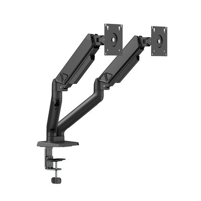 Suporte de Mesa Articulado para 2 Monitores de 17" a 32" Elements Audaz Duo, com Pistão a Gás, Preto - 72141 Suporte de Mesa Articulado para 2 Monitores de 17" a 32" Elements Audaz Duo, com Pistão a Gás, Preto - 72141