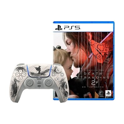 Kit Controle Dual Sense Ghost of Yotei + Death Stranding 2: On The Beach PS5 Kit Controle Dual Sense Ghost of Yotei + Death Stranding 2: On The Beach PS5