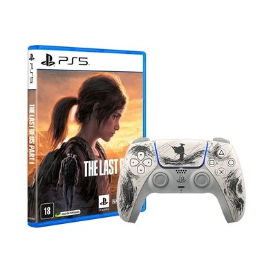 Kit Controle Dual Sense Ghost of Yotei + The Last of US, Parte 1 PS5 Kit Controle Dual Sense Ghost of Yotei + The Last of US, Parte 1 PS5