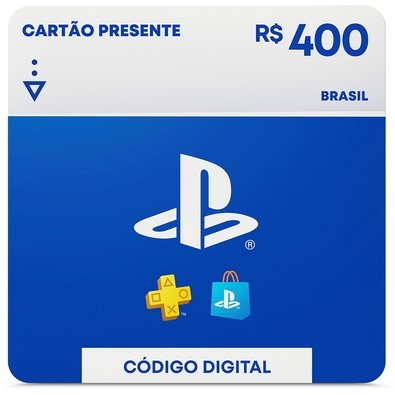 R$400 PlayStation Store - Cartão Presente Digital [Brasil]
