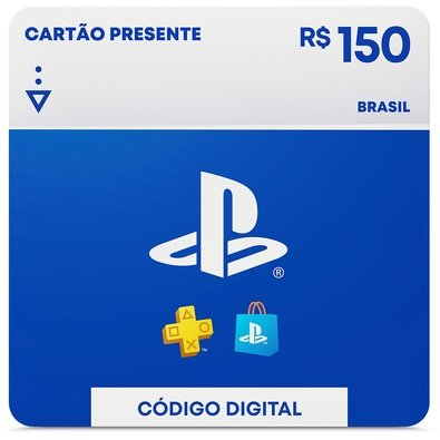 R$150 PlayStation Store - Cartão Presente Digital [Brasil]