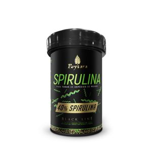 Ração Spirulina 40% Black Line Poytara - 45 g