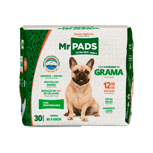 Tapete Higiênico Mr Pads Grama 80x60cm Procão - 30 unidades Tapete Higiênico Mr Pads Grama 80x60cm Procão - 30 unidades