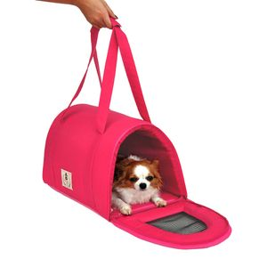 Bolsa de Transporte Luxo Bichinho Chic Rosa Bolsa de Transporte Luxo Bichinho Chic Rosa