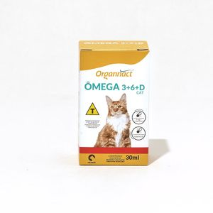 Organnact Ômega 3+6+D para Gatos - 30 ml Organnact Ômega 3+6+D para Gatos - 30 ml