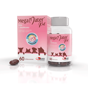 Suplemento Alimentar Mega Mater Pet Agener - 60 Cápsulas Suplemento Alimentar Mega Mater Pet Agener - 60 Cápsulas