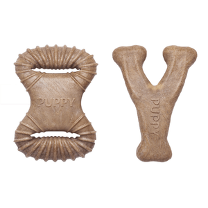 Kit Brinquedo Mordedor Benebone para Cães Filhotes Bacon - Único Kit Brinquedo Mordedor Benebone para Cães Filhotes Bacon - Único