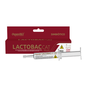 Lactobac Cat Plus Organnact Suplemento Vitamínico - 12 ml Lactobac Cat Plus Organnact Suplemento Vitamínico - 12 ml