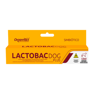 Lactobac Dog Plus Organnact Suplemento Vitamínico - 13 ml Lactobac Dog Plus Organnact Suplemento Vitamínico - 13 ml