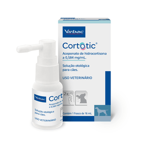 Cortotic Solução Otológica Virbac - 16 ml Cortotic Solução Otológica Virbac - 16 ml