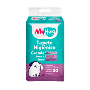 Tapete Higiênico MyHug 90x60cm Slim Grande - 30 unidades