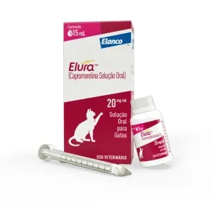 Elura Solução Oral para Gatos 20mg/ml - 15 ml Elura Solução Oral para Gatos 20mg/ml - 15 ml