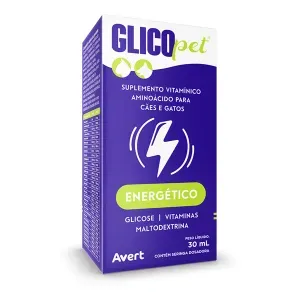 Glicopet Suplemento Vitamínico para Cães e Gatos Avert - 30 ml Glicopet Suplemento Vitamínico para Cães e Gatos Avert - 30 ml
